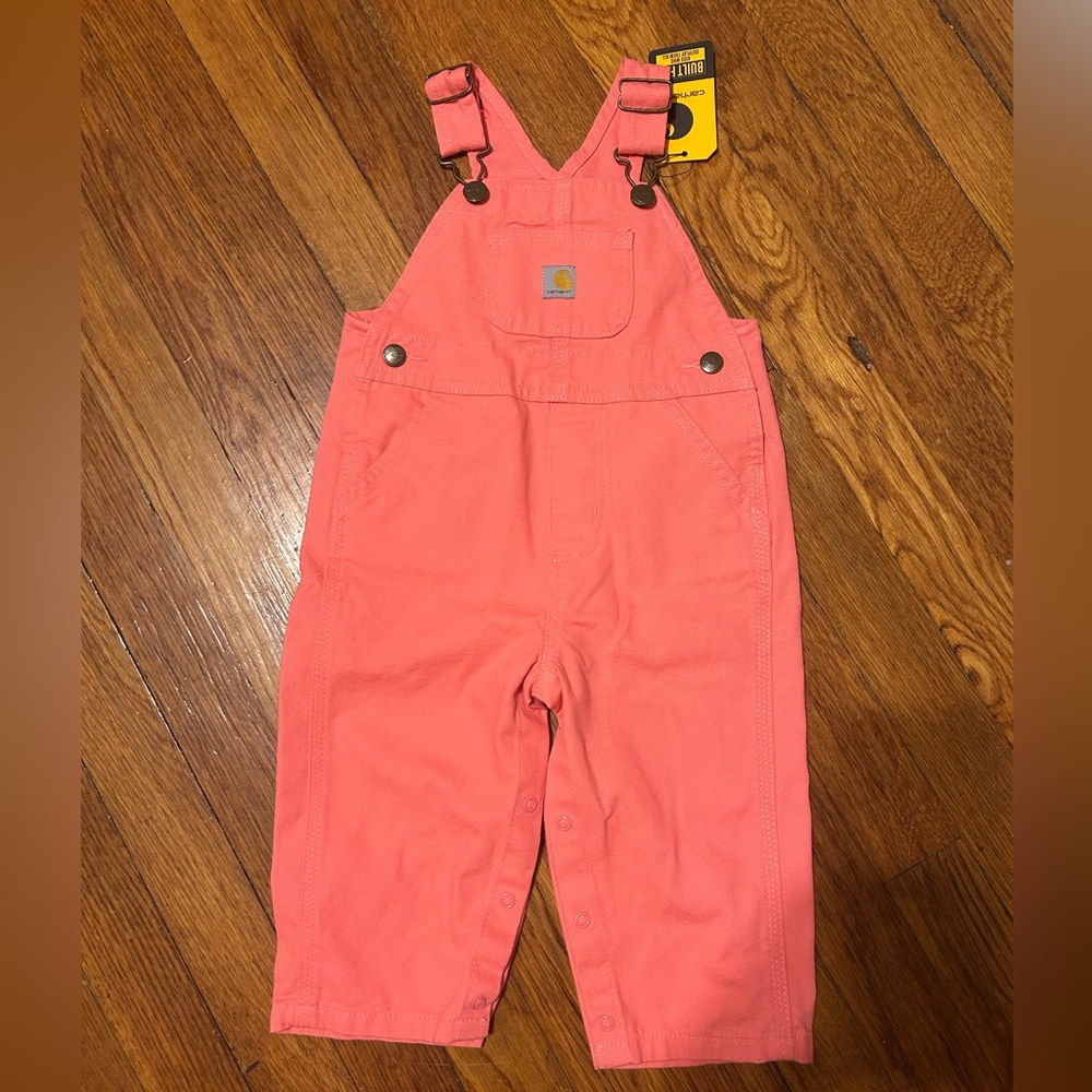 Carhartt Kids Coral Overalls